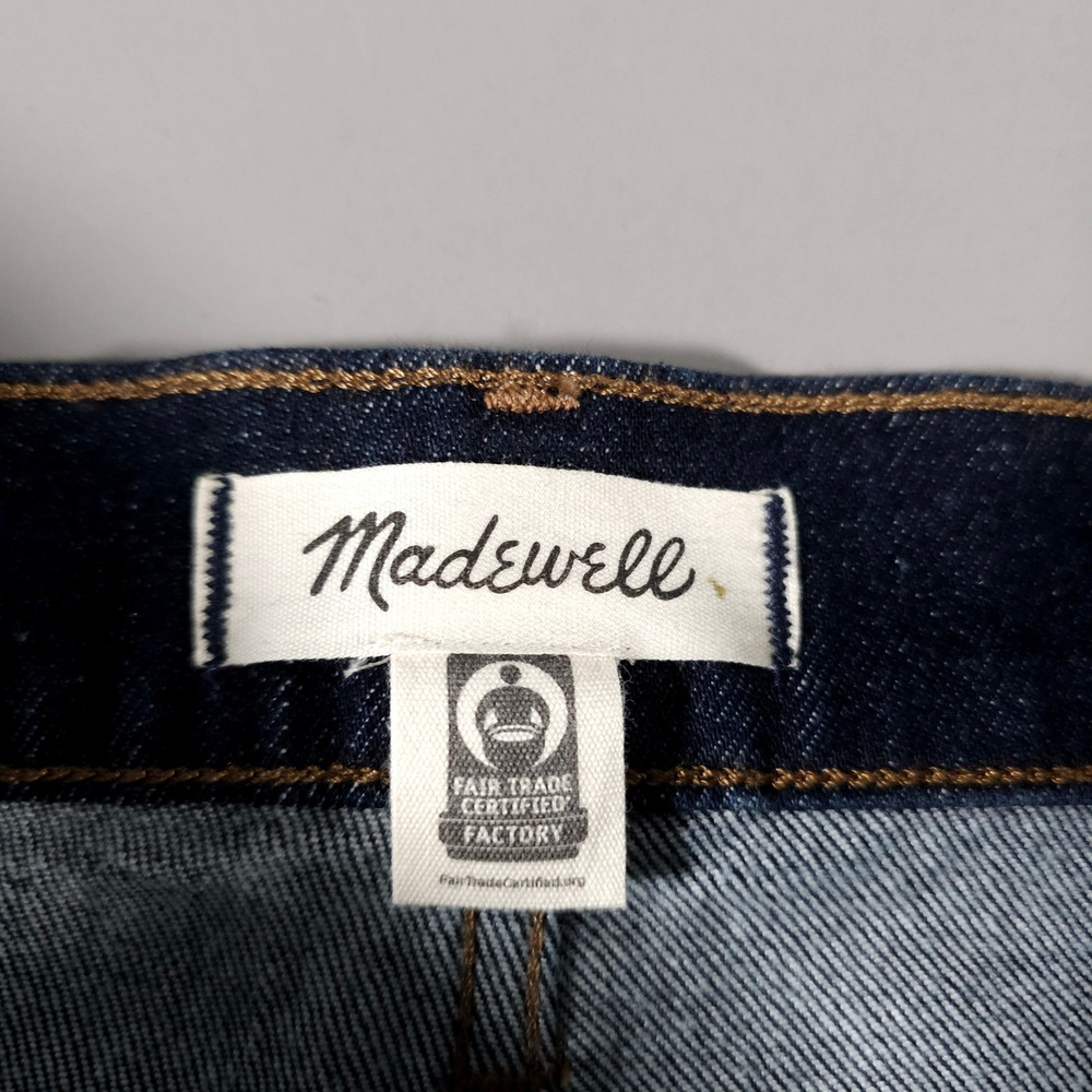 Madewell '90s Straight Jeans Women 32 Blue NM187 DM7103 Indigo High Rise Denim - Picture 2 of 9